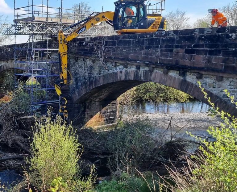 Debris Removal at Bridge Mouth