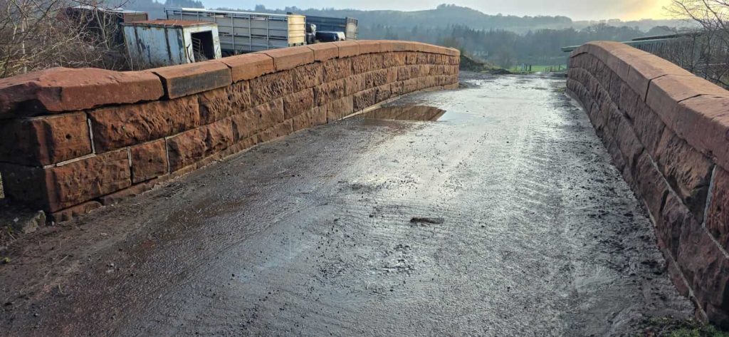 the end results of doff cleaning of the bridge